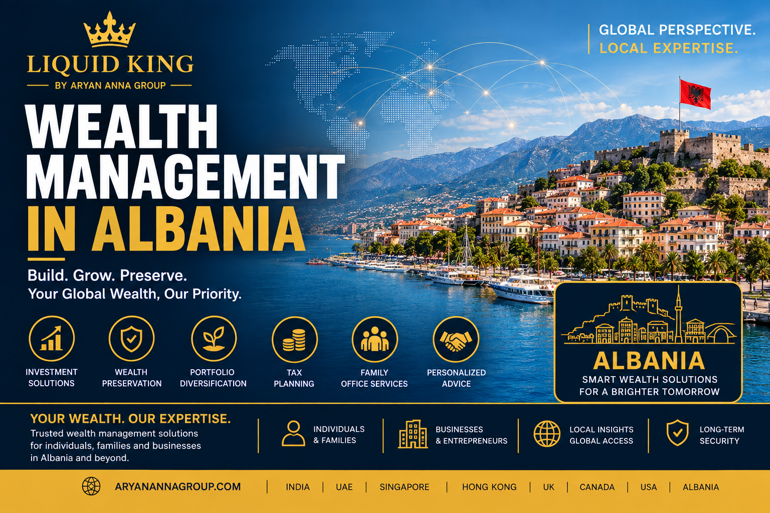Wealth Management Company in Albania providing financial planning and investment management services